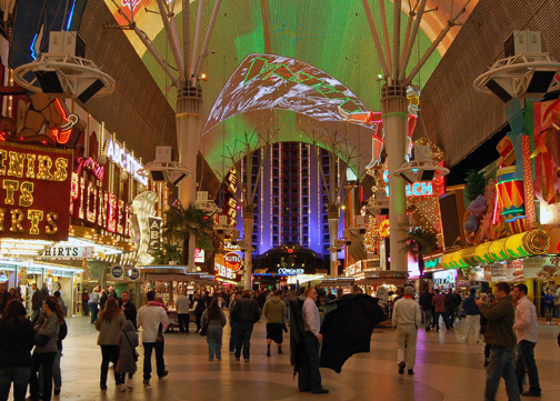 Fremont Street in Las Vegas